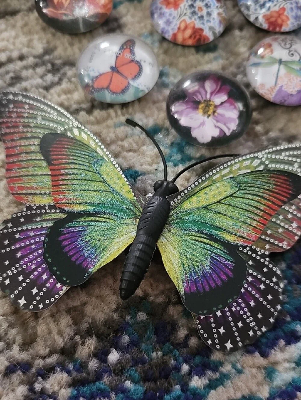 Butterfly Glass Magnets